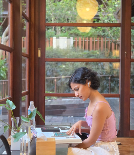 Dr. Aakriti Pant in sanctuary